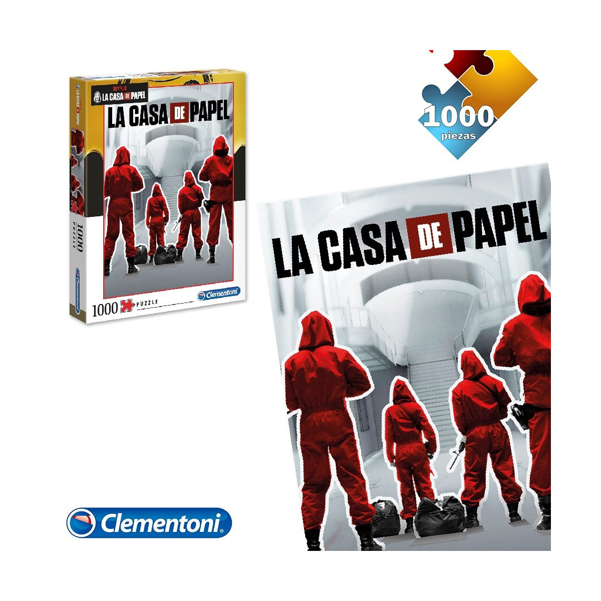 Puzzle 1.000 pcs la casa de papel netflix