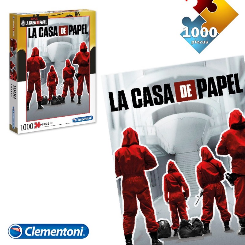 Puzzle 1.000 pcs la casa de papel netflix
