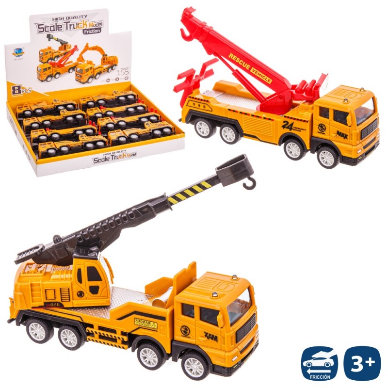 Camion grue à friction 3 m 17,30 x 4,80 x 9,60 cm