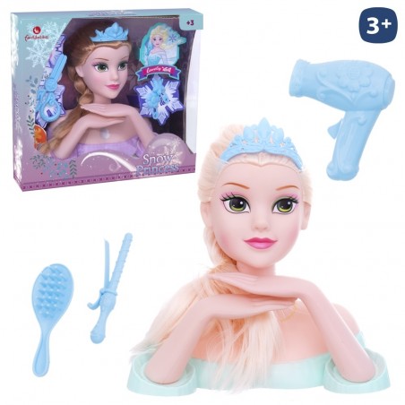 Tête de mannequin a mains princesse des neiges 2 c