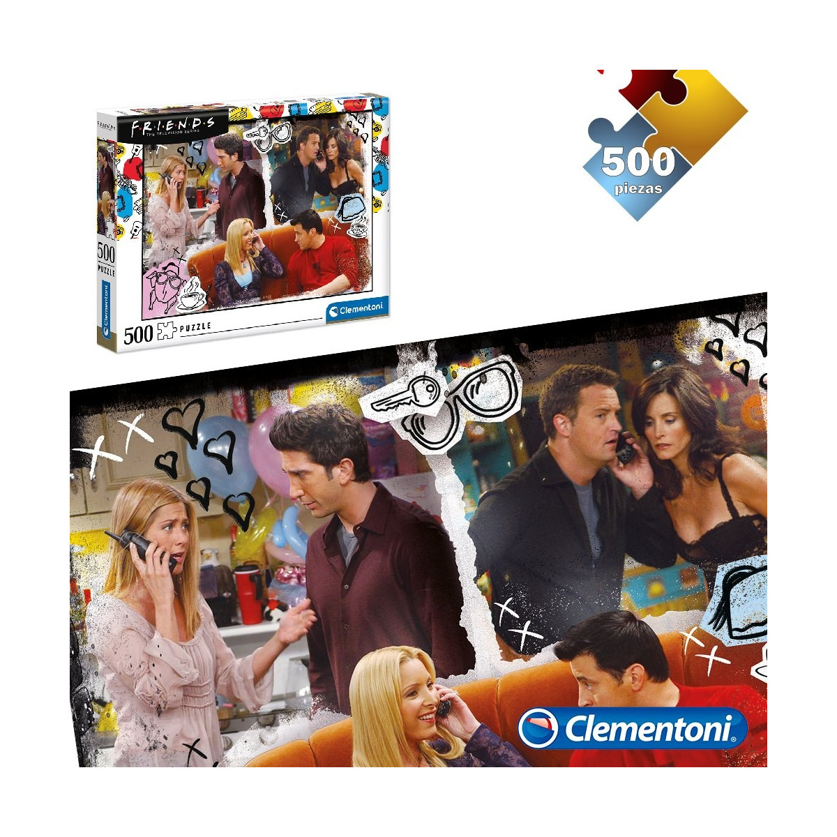 Puzzle 500 pcs amis