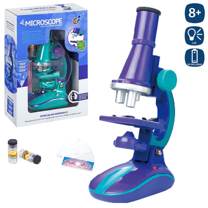 Microscope avec accessoires 2 c light 3 août 12 x 7 x 21 20 cm