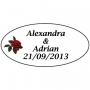 Autocollants de fleurs