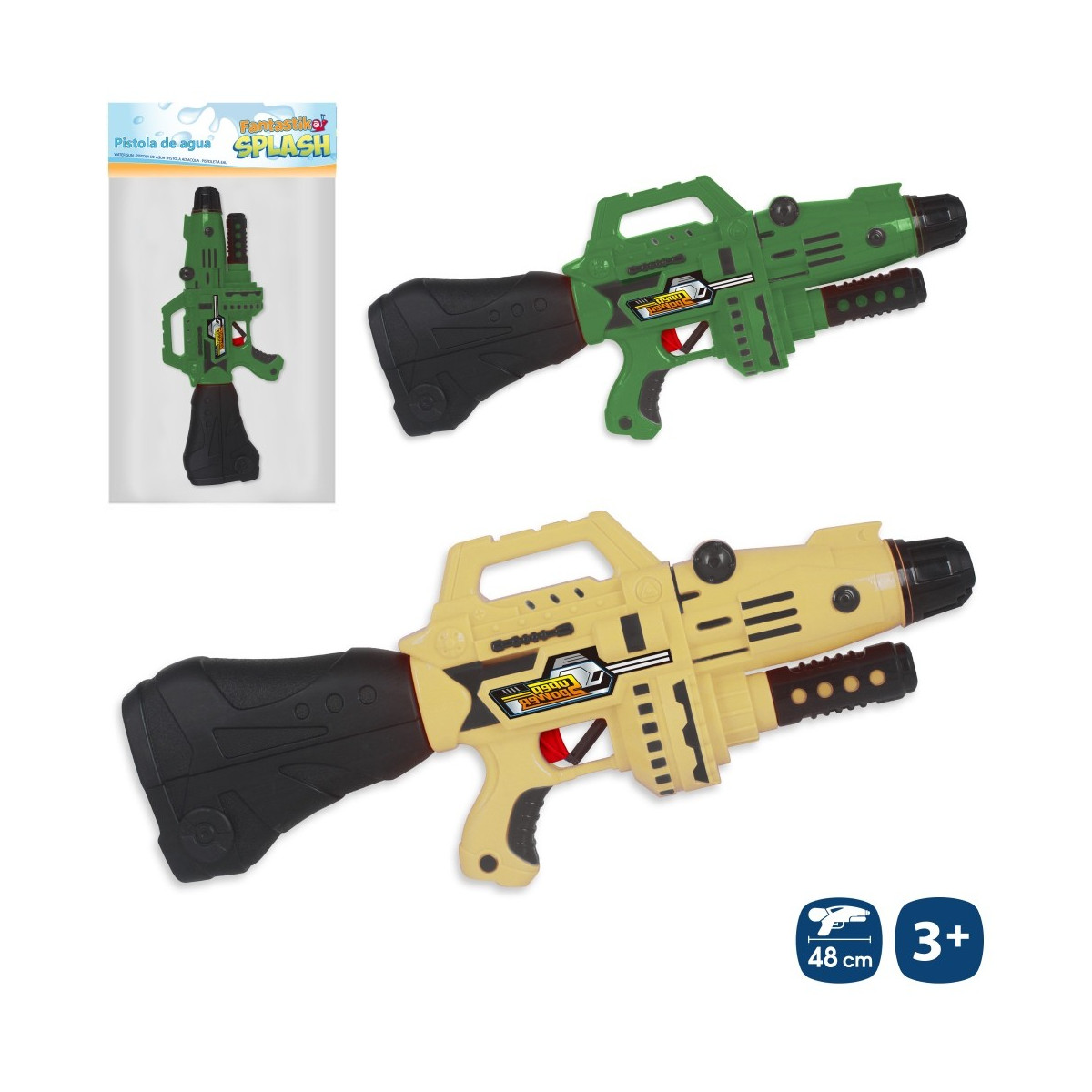 Pistolet à eau avec amorce 2 c 48 cm