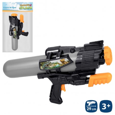 Pistolet à Eau Dinosaure Avec Apprêt 29 Cm