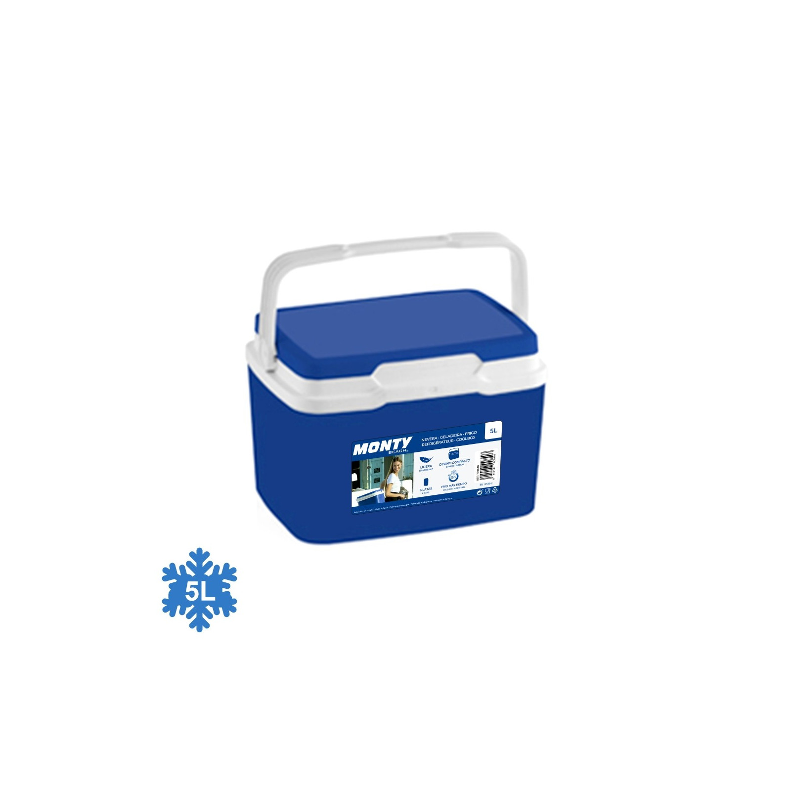 Réfrigérateur rigide 5 litres monty 19 x 22 x 29 cm