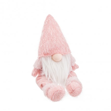 Pattes de père noël rose 16 x 12 50 x 35 cm