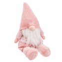 Pattes de père noël rose 22 x 15 50 x 52 cm
