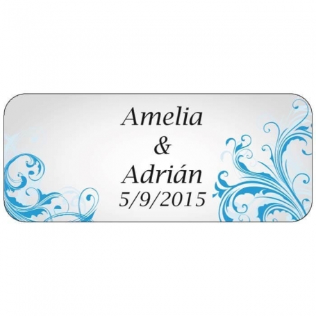 Cartes Cadeaux Adhesives Bleues