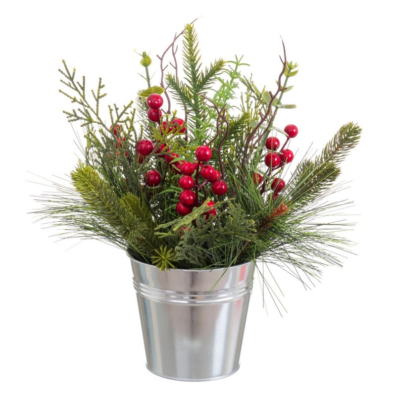 Pot de houx avec feuilles 30 x 30 x 20 cm