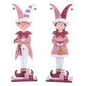 Figurines elfes en bois 2 m 29 50 x 10 x 6 cm