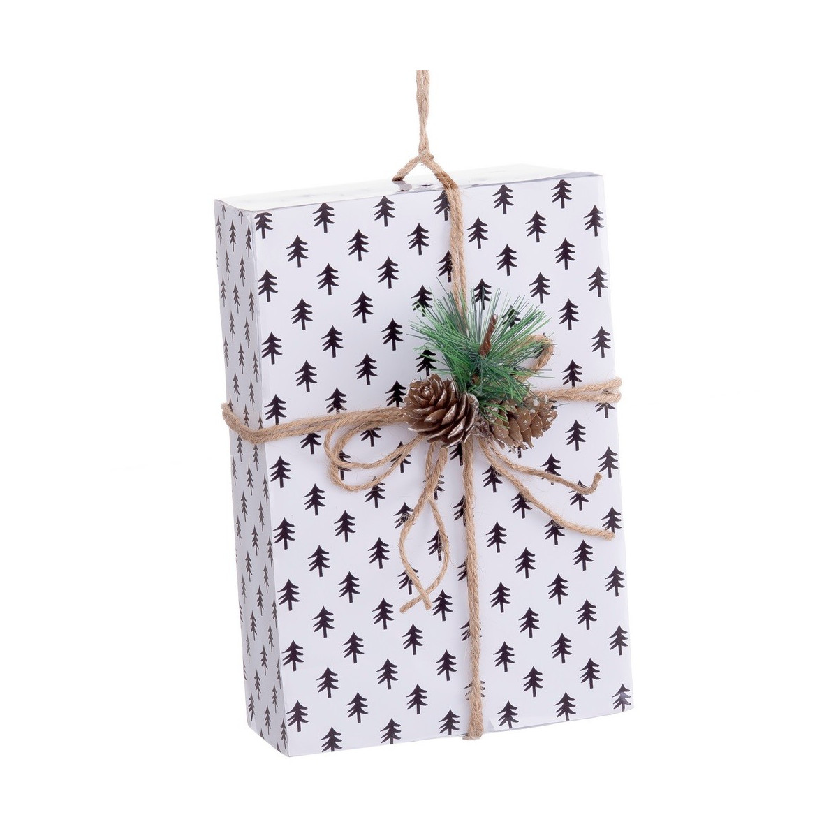 Boîte en carton avec ananas 18 x 11 x 5 cm
