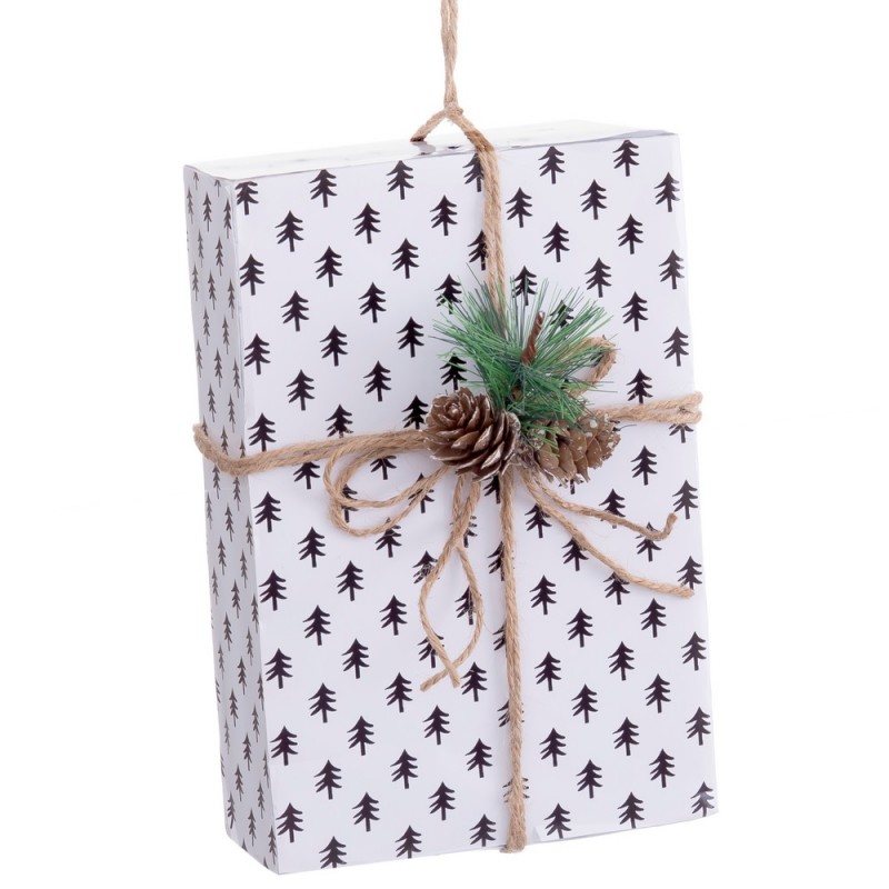 Boîte en carton avec ananas 18 x 11 x 5 cm