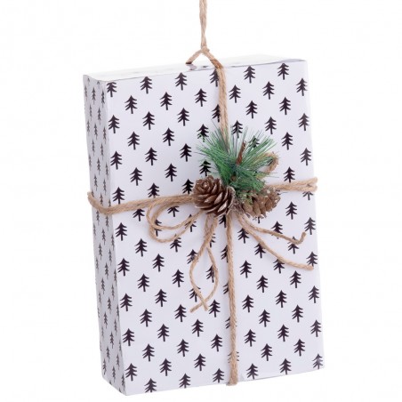 Boîte en carton avec ananas 18 x 11 x 5 cm