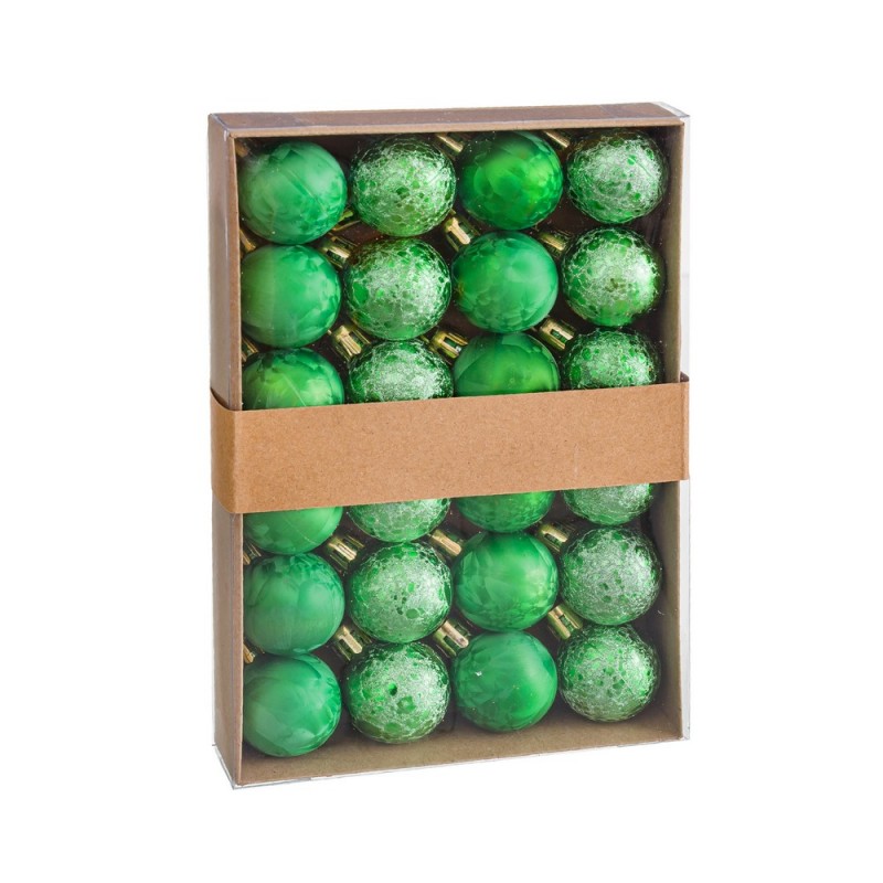 S 24 boules d'eau en plastique vert 3 x 3 x 3 cm