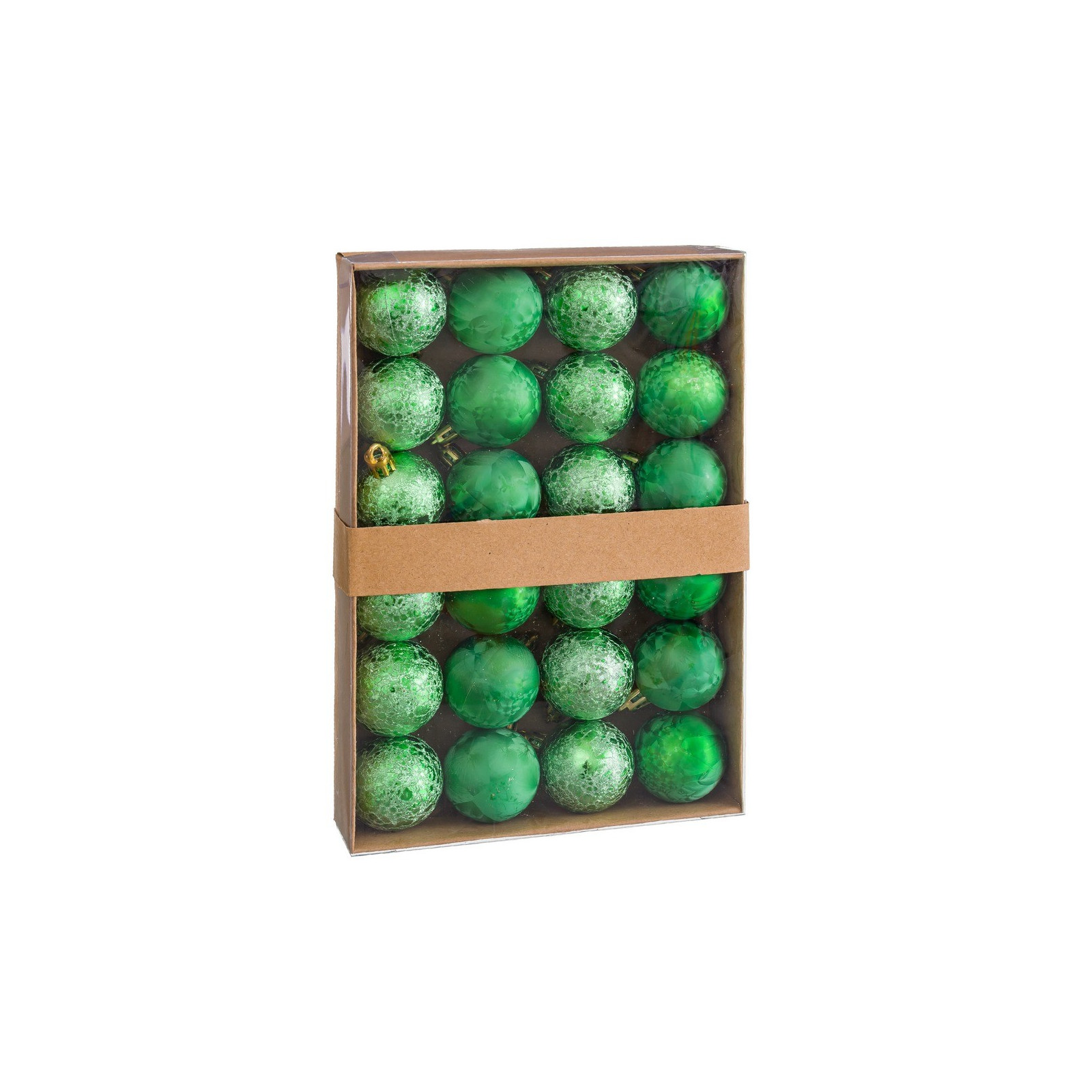 S 24 balles d'eau en plastique vert 4 x 4 x 4 cm