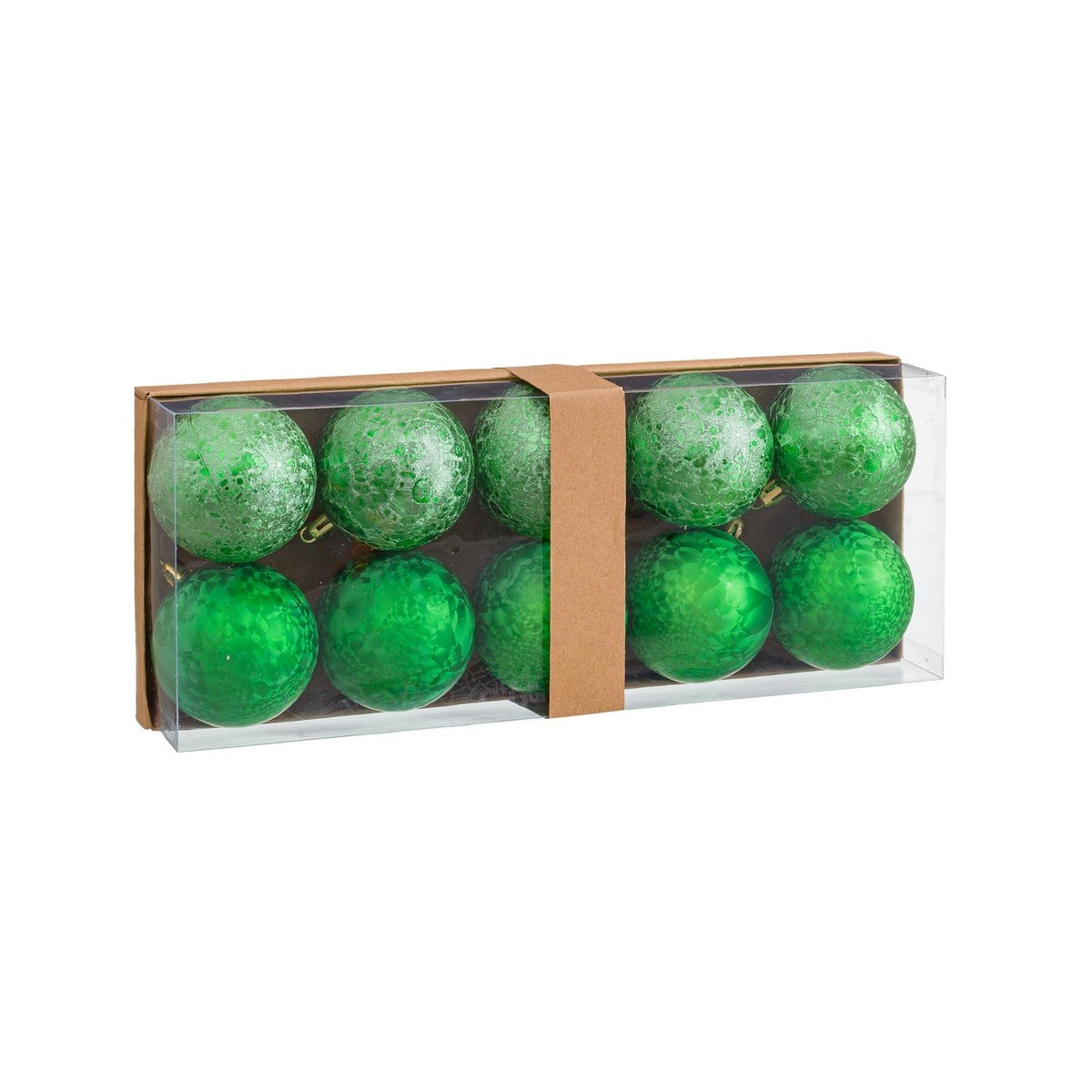 10 balles d'eau en plastique vert 6 x 6 x 6 cm
