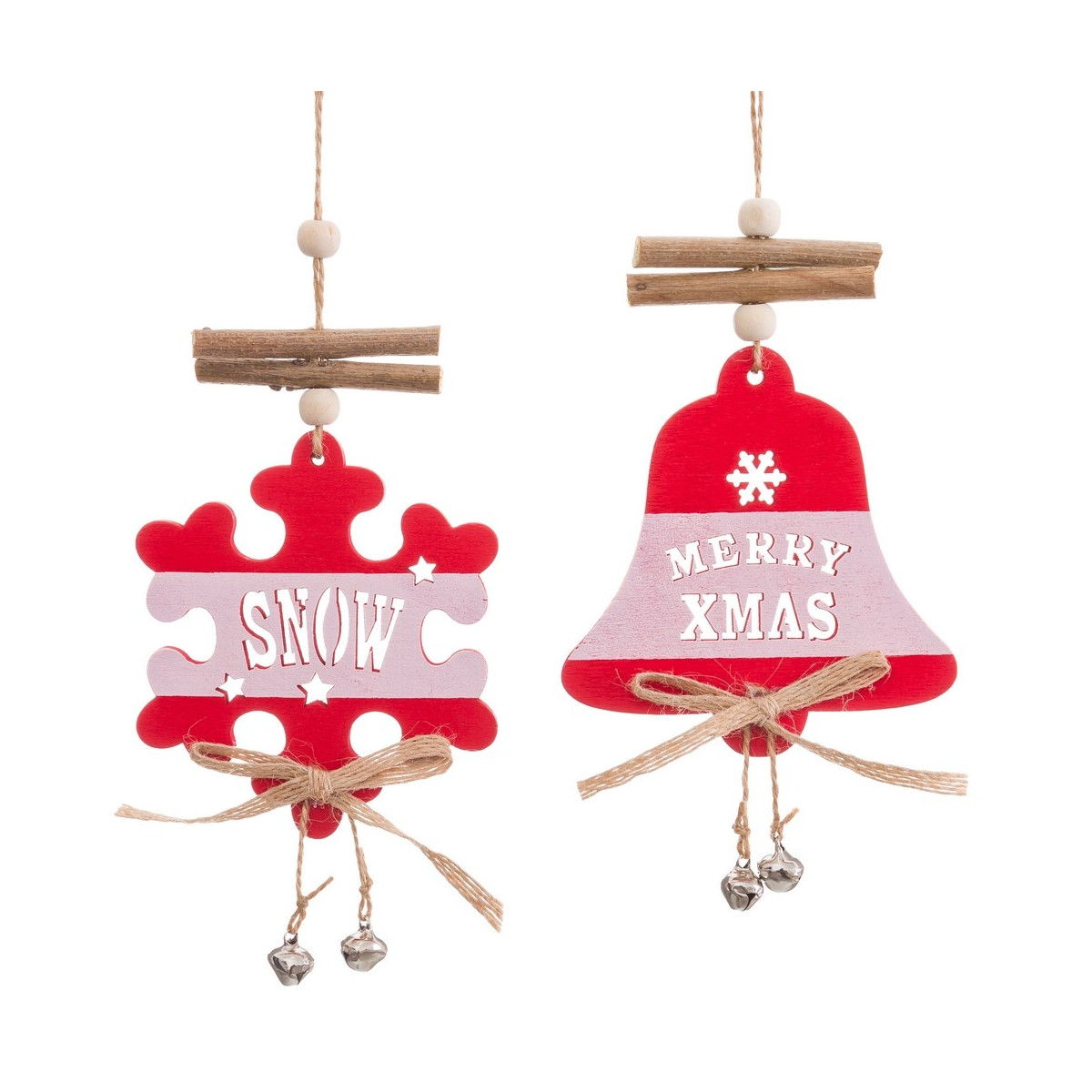 Pendentif figures en bois 2 m 10 x 0,50 cm