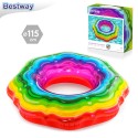 Cercle arc-en-ciel gonflable 115 cm