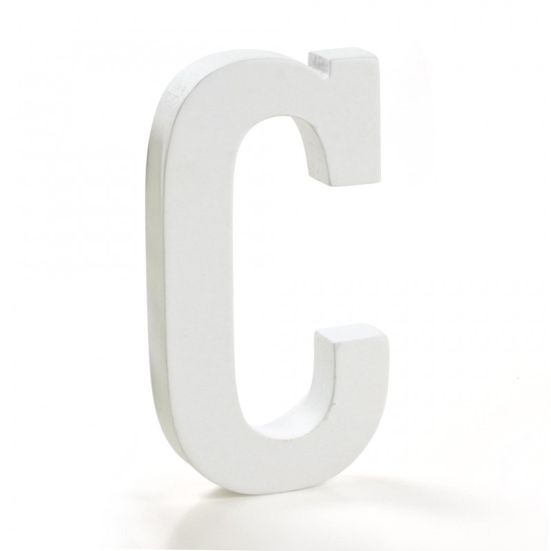 Lettre bois c