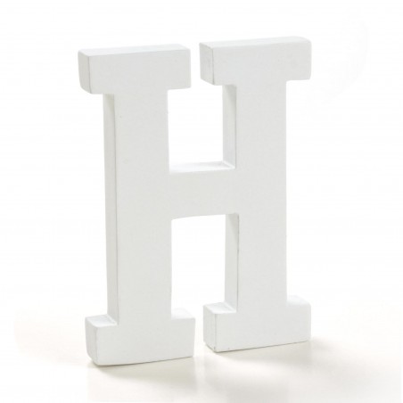 Lettre h en bois