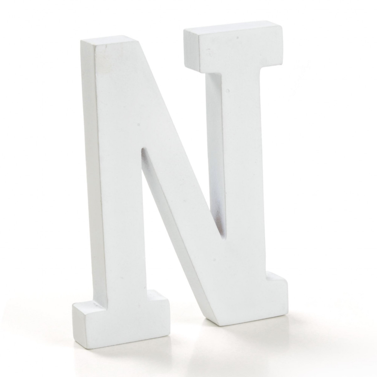 Lettre n en bois