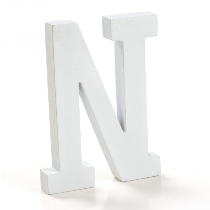 Lettre n en bois
