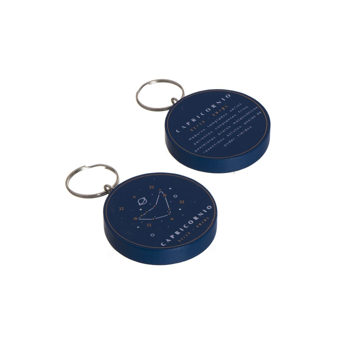 Porte-clés zodiaque bois capricorne