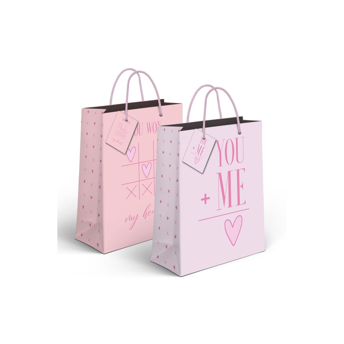 Sac papier xl love 2m