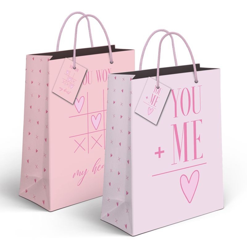 Sac papier xl love 2m
