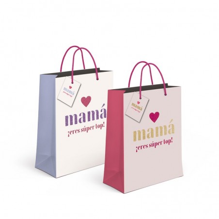Sac en papier s love maman 2c