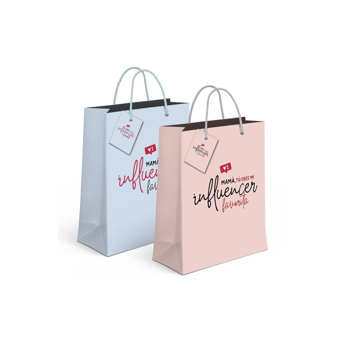 Sac papier xl mama influenceur 2c