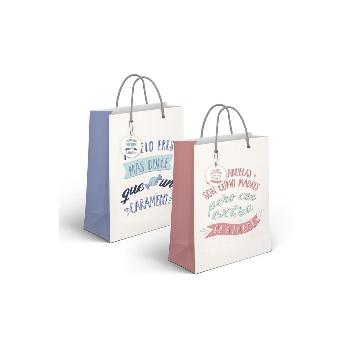 Sac en papier moyen pour grands-parents