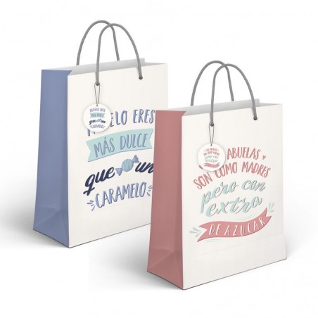 Sac en papier moyen pour grands-parents