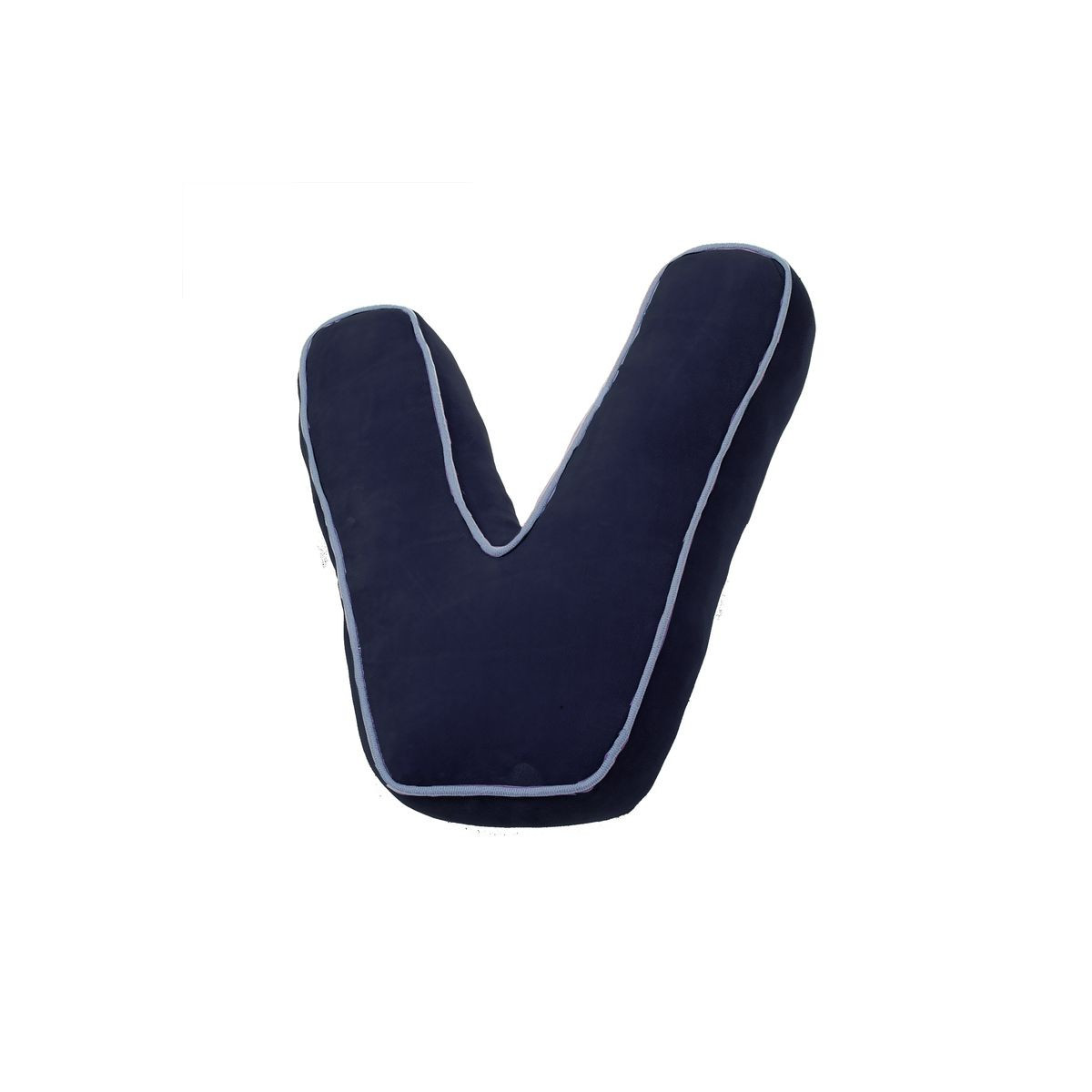 Coussin en V bleu marine