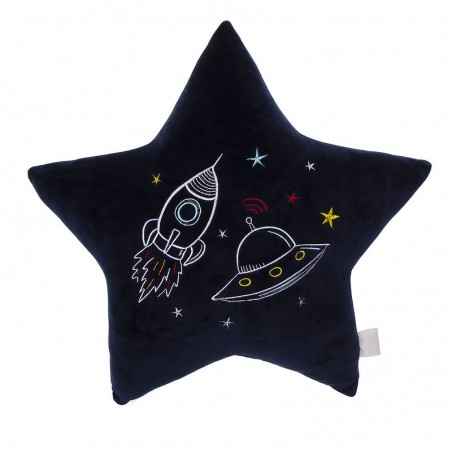 Coussin en forme d étoile astronaute