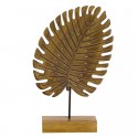 Figure feuille sur socle l naturel