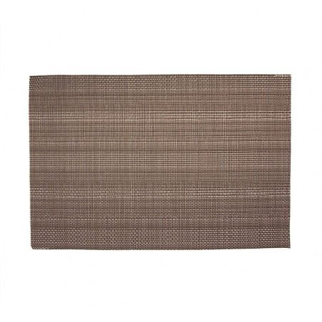 Nappe individuelle effet métallique champagne