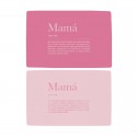 Nappe Individuelle en Plastique Maman 2 Couleurs Assorties