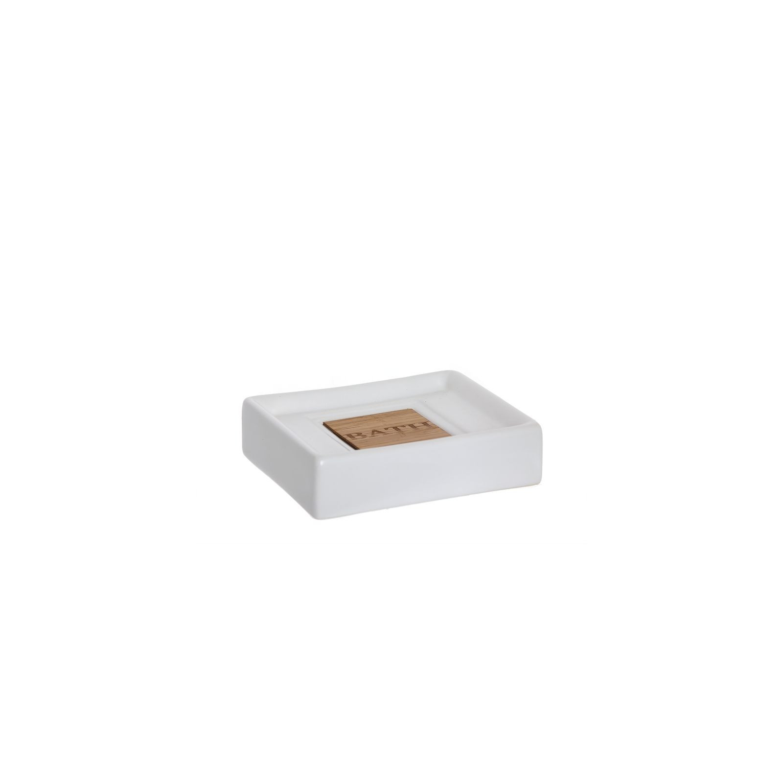 Porte-savon bain blanc