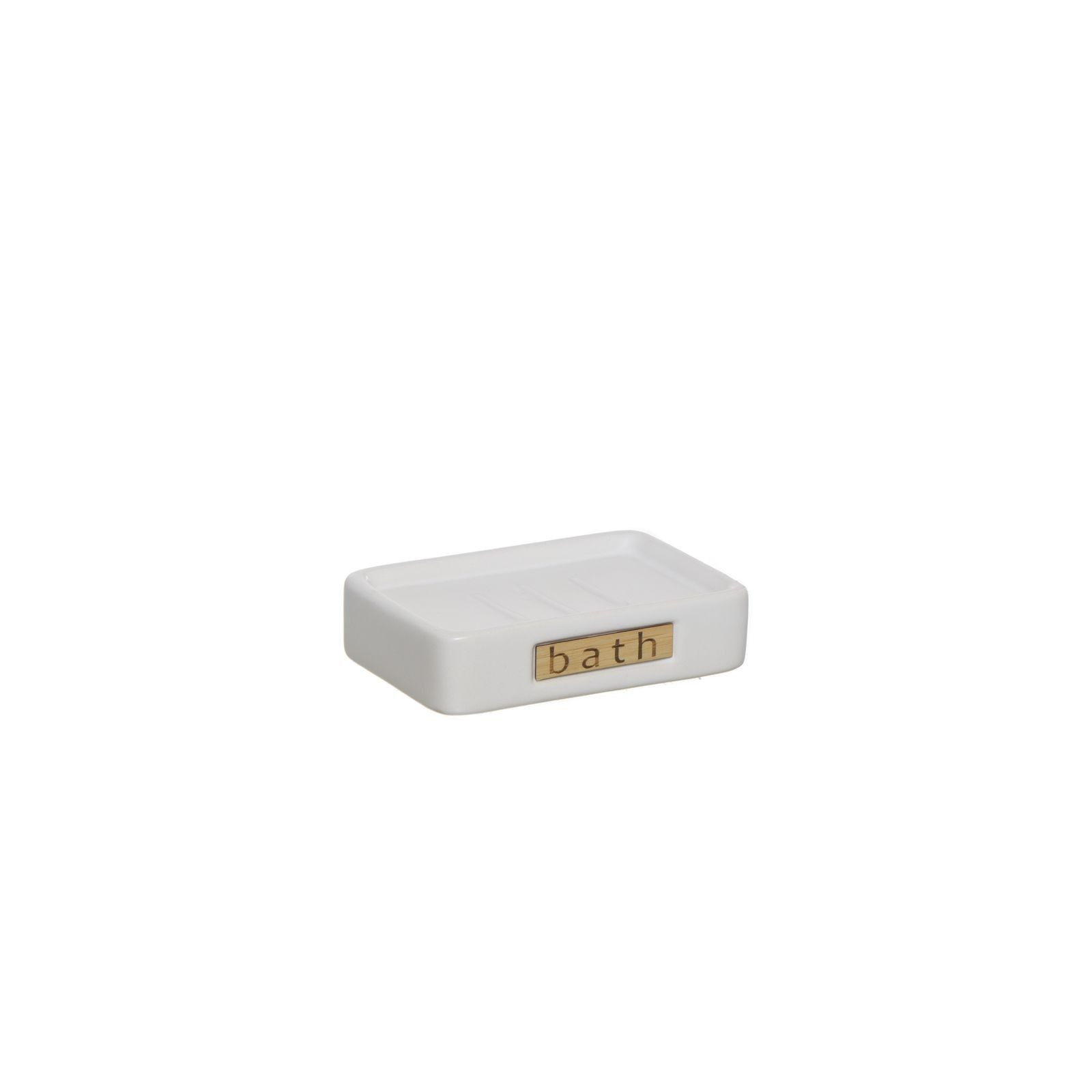 Porte-savon de bain blanc