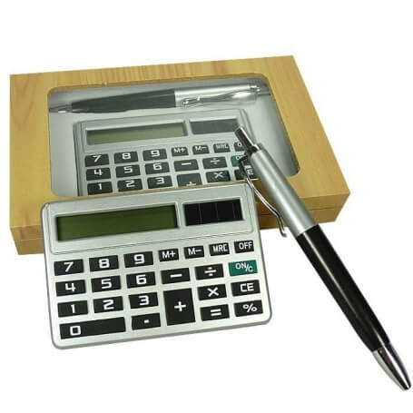 Stylo avec calculatrice
