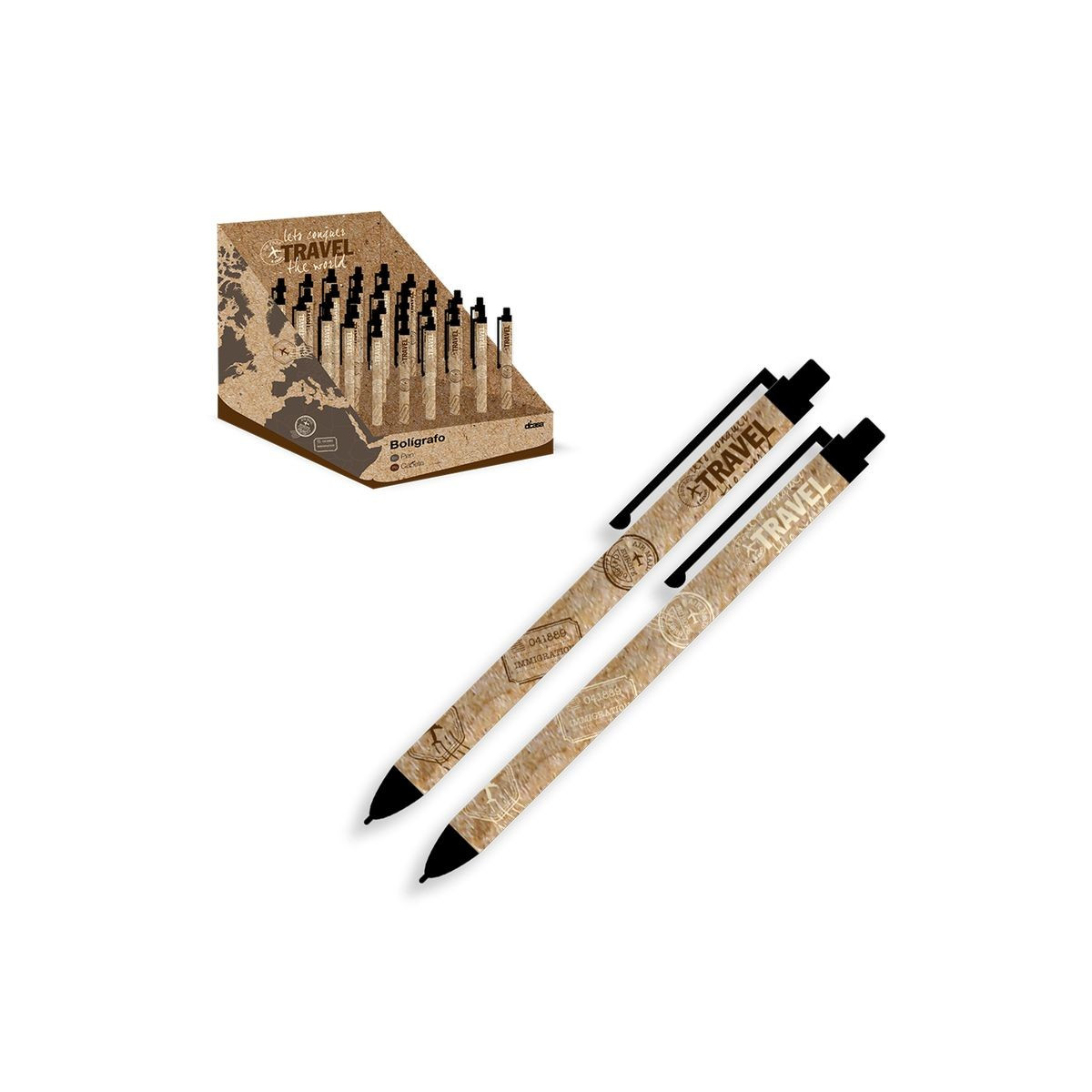 Stylo de voyage 2c