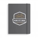 Cahier avec vélo en caoutchouc