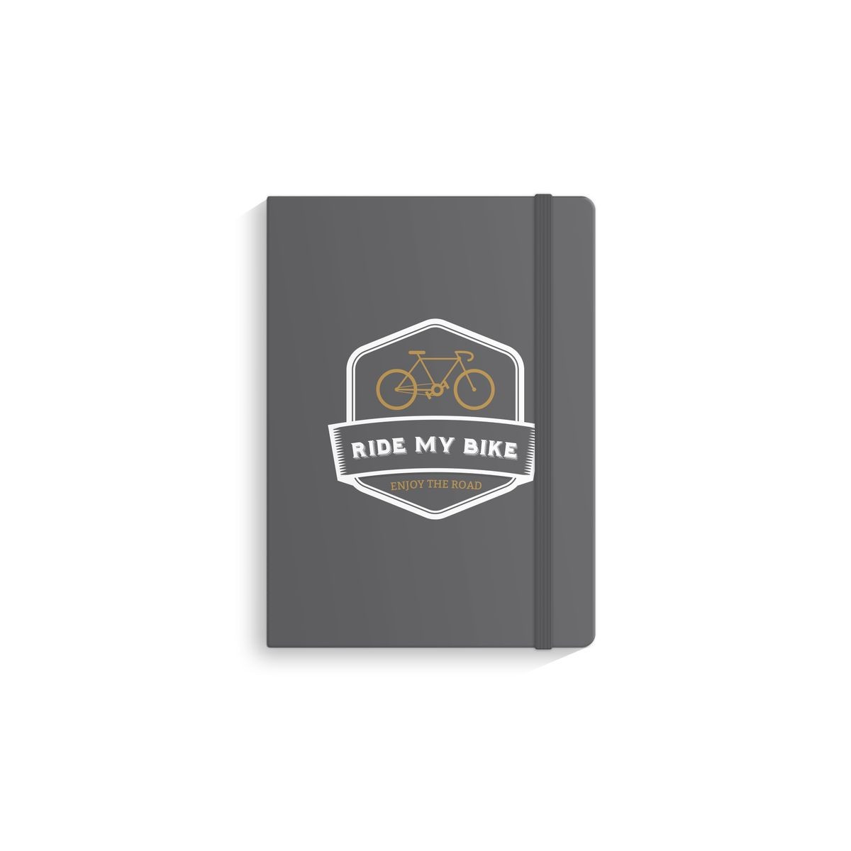 Cahier avec vélo en caoutchouc