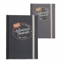 Cahier avec élastique papa influenceur 2c