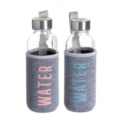 Flacon Verre 400ml 2c Housse Néoprène