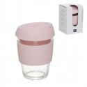 Tasse à café réutilisable 360ml rose