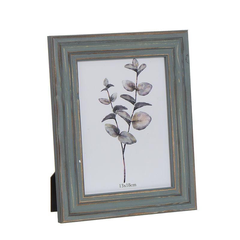 Cadre photo 13x18 vert-bleu