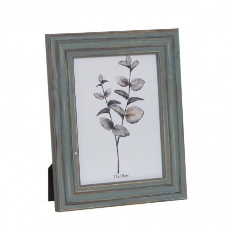 Cadre photo 13x18 vert-bleu